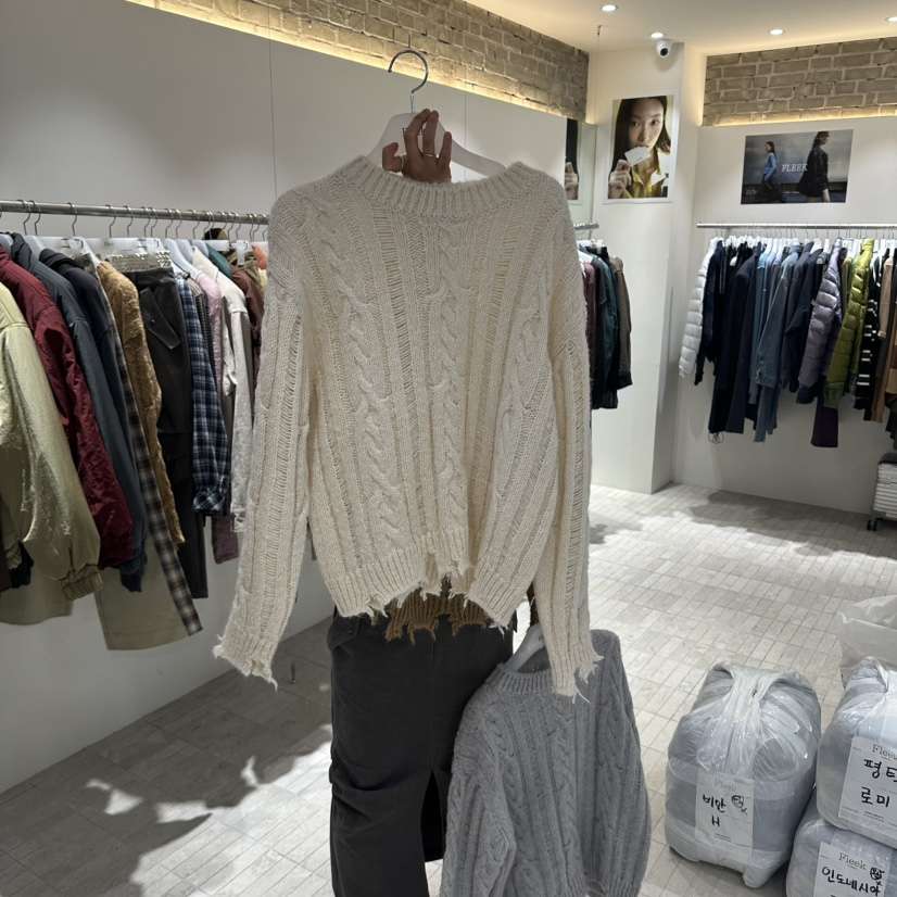 FLEEK韓國直郵女士新款推薦時尚熱賣真品休閑人氣毛衣Fleek毛衣