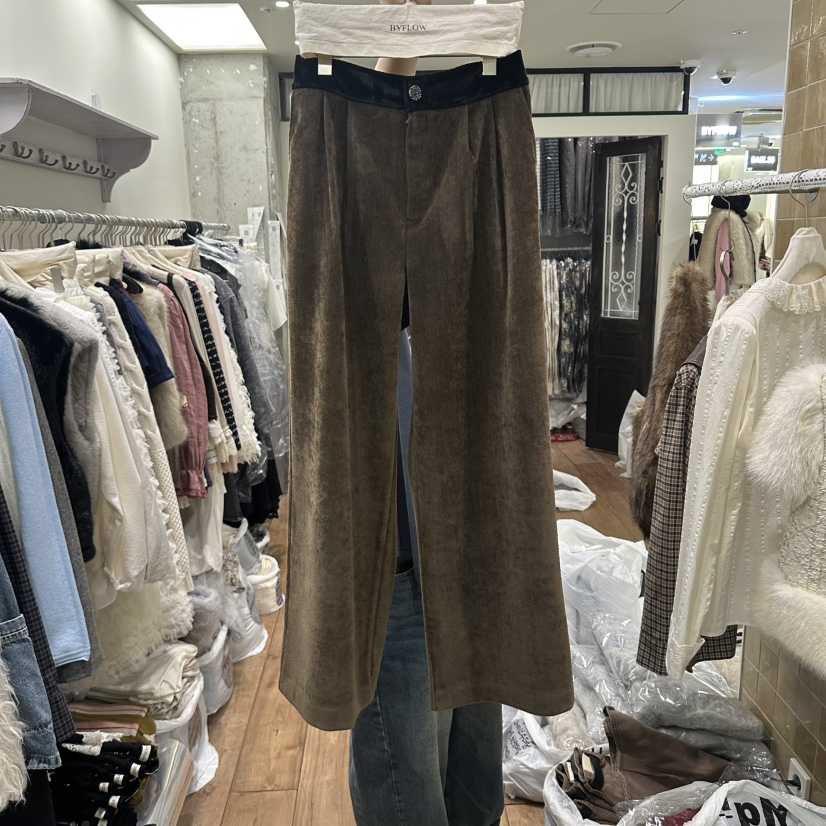 BY FLOW東大門實拍女裝新品推薦真品休閑人氣時尚休閑褲BY FLOW休閑褲