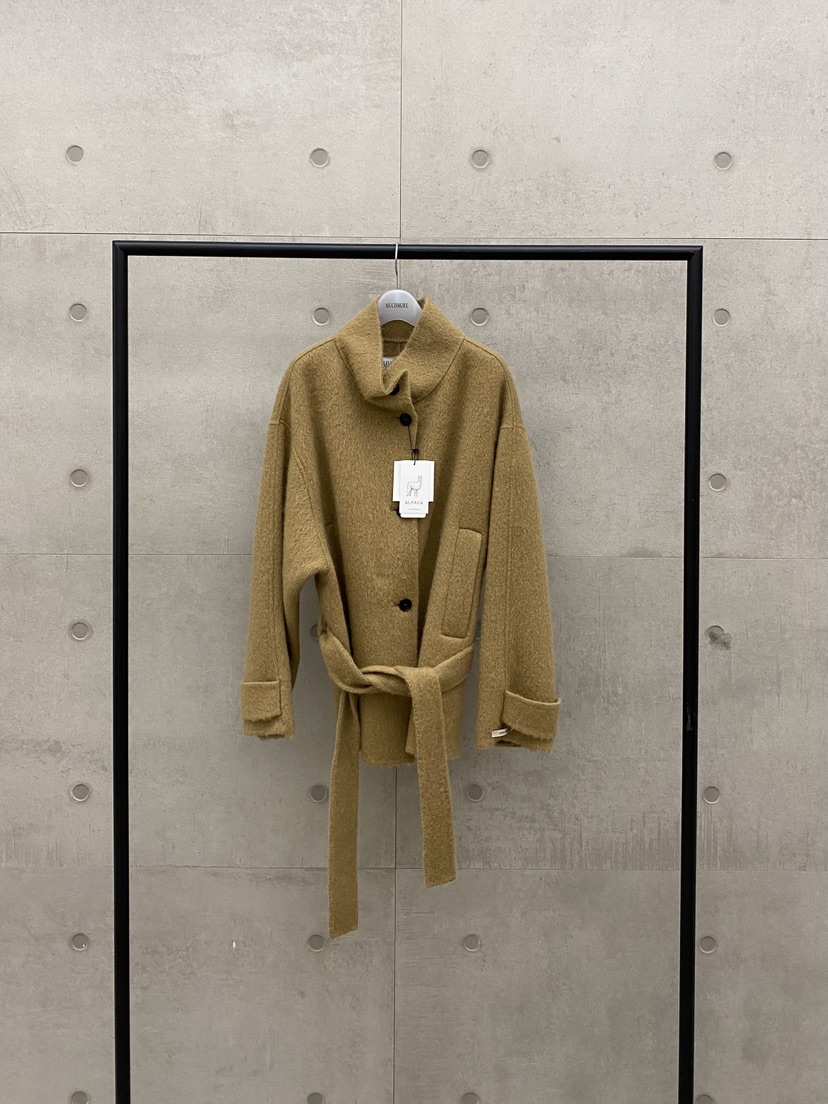 MUCH MORE/JACKPOT韓國直郵女士新品人氣短款大衣含腰帶MUCH MORE/JACKPOT短款大衣