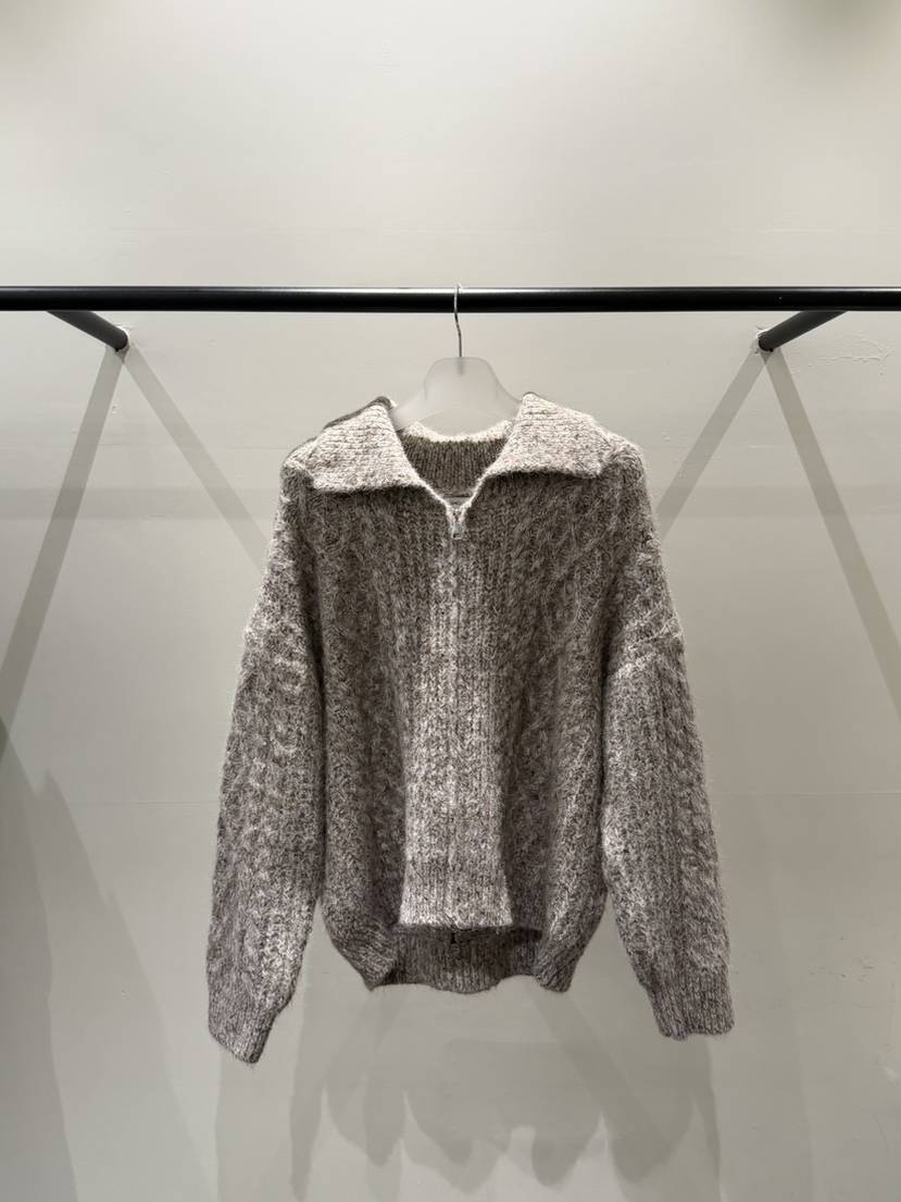 MOSMOS東大門代購女裝新款時尚真品人氣推薦開衫針織拉鏈MOSMOS開衫
