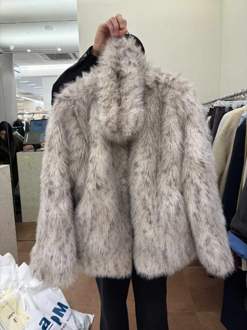 FOR TAPE東大門實拍女士新品休閑真品時尚人氣短款大衣皮草FOR TAPE短款大衣