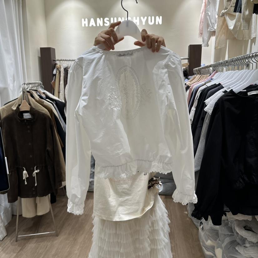 HANSUNGHYUN東大門代購女士新品休閑人氣熱賣推薦襯衫蕾絲衫HANSUNGHYUN襯衫/蕾絲衫
