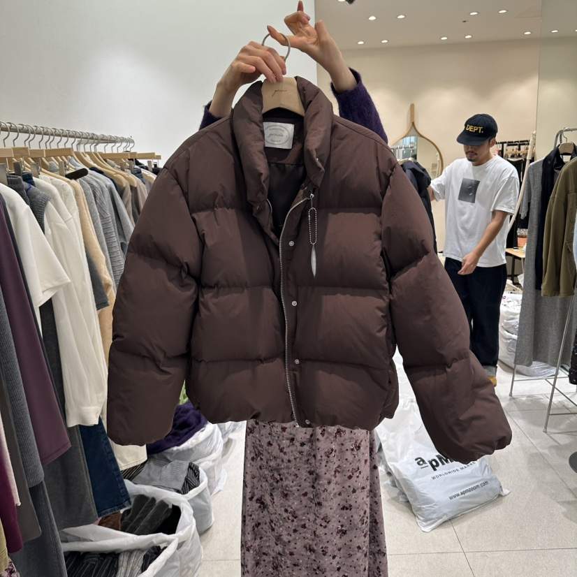 GRACIA韓國直郵女士新款時尚真品人氣休閑短款羽絨服高領GRACIA短款羽絨服