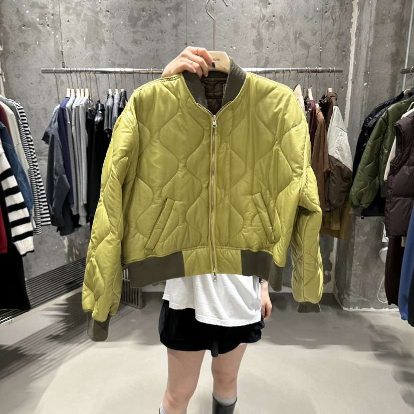 JUNI東大門實拍女裝新品時尚真品推薦人氣熱賣休閑夾克絎縫my juni夾克