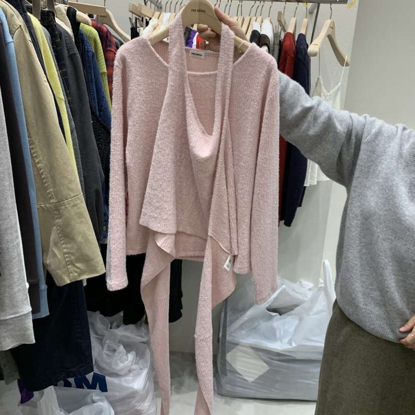 FRE韓國直郵女士新款人氣推薦休閑時尚熱賣真品套裝貂皮FRE SEOUL套裝