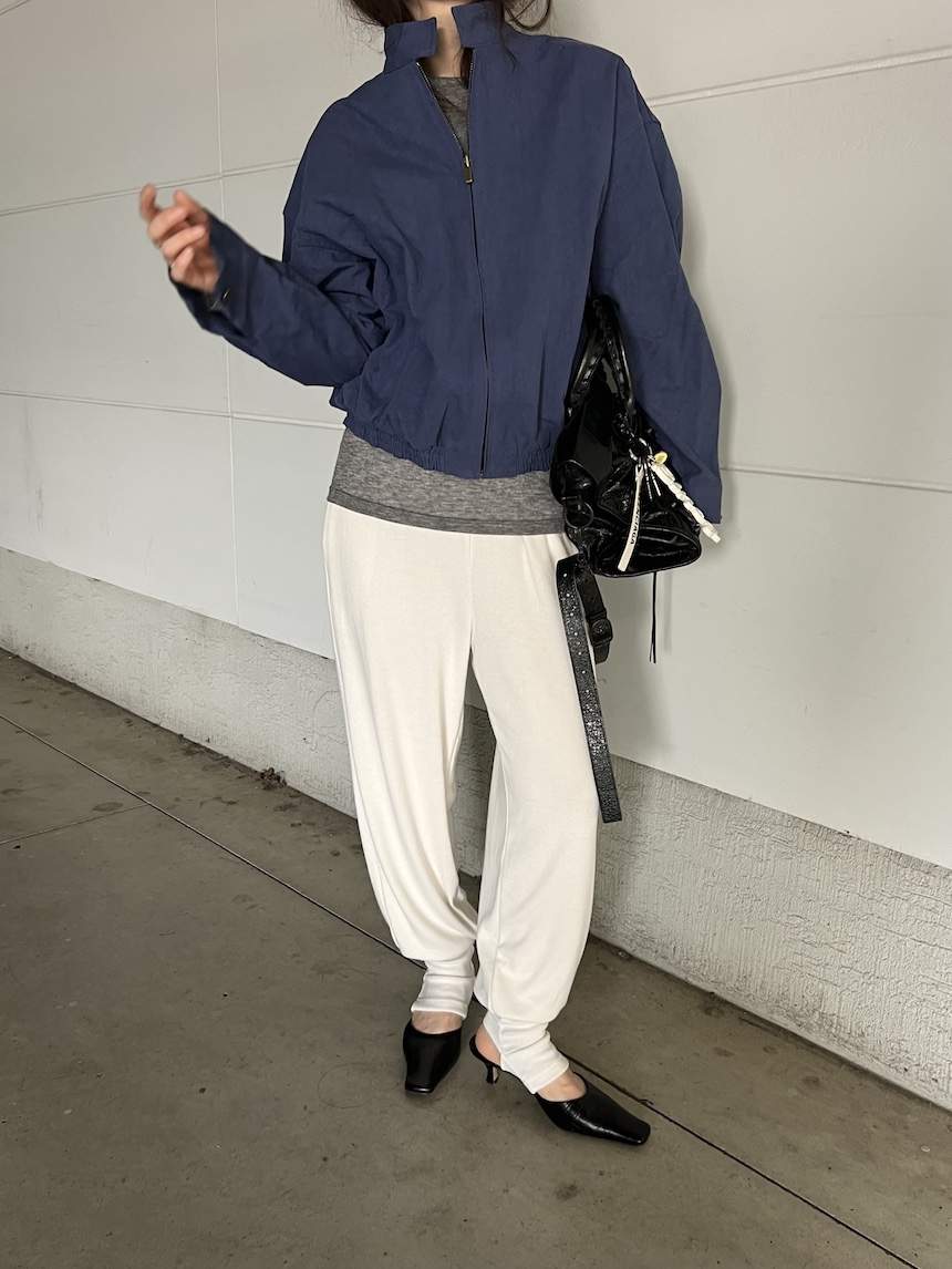 PLANTS ON GRAY韓國代購女士新品時尚熱賣休閑休閑褲保暖PLANTS ON GRAY休閑褲