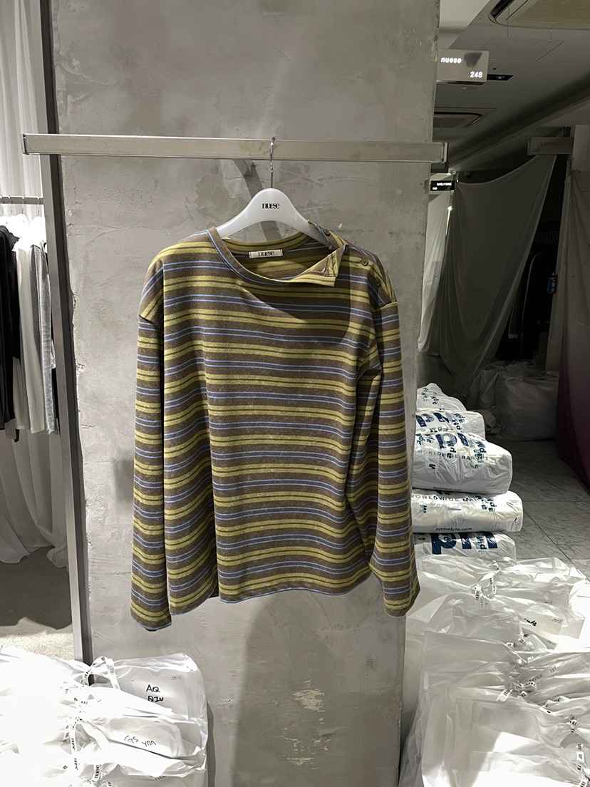 NUESE東大門實拍女士新品推薦休閑時尚真品人氣熱賣長袖T恤NUESE長袖T恤