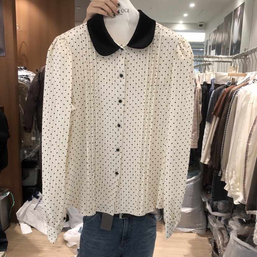 FLAT OGI東大門實拍女裝新款真品人氣推薦時尚襯衫蕾絲衫FLat OGI襯衫/蕾絲衫