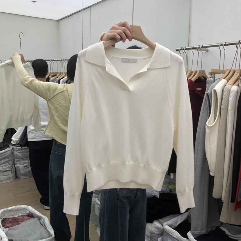 MOI-A東大門實拍女裝新品人氣推薦真品熱賣休閑針織衫羊絨MOI-A針織衫