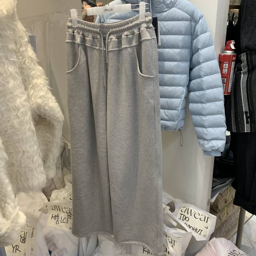 RUMIRU/AWEAR東大門實拍女裝新品推薦休閑褲不含腰繩加絨awear/RUMIRU休閑褲