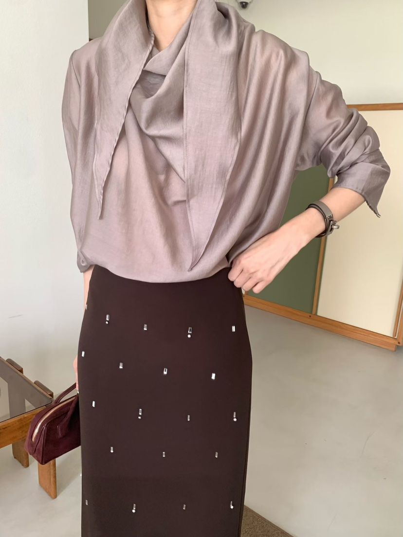 PRIVIE/H/LOW GAUGE韓國直郵女士新款推薦真品襯衫蕾絲衫PRIVIE/H/LOW GAUGE襯衫/蕾絲衫