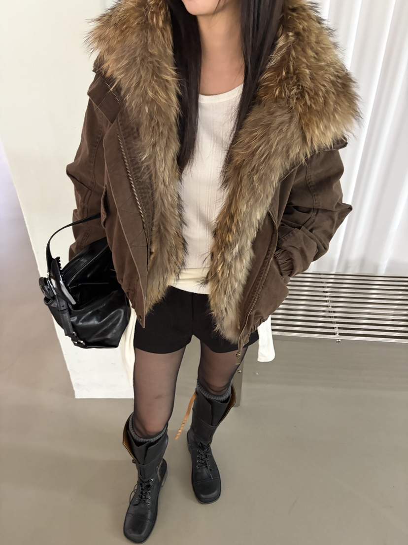 Verbena東大門代購女裝新品時尚熱賣人氣休閑夾克羽絨服鵝Verbena夾克