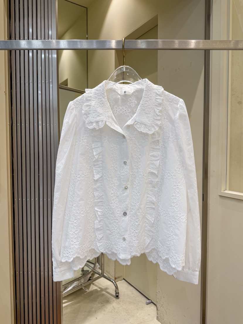 81 MARKET-L東大門直郵女士新品熱賣推薦休閑襯衫蕾絲衫81 MARKET-L襯衫/蕾絲衫