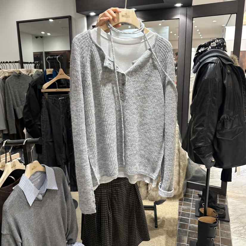 BRELLIN東大門代購女士新品真品熱賣針織衫不含內搭含腰繩BRELLIN針織衫