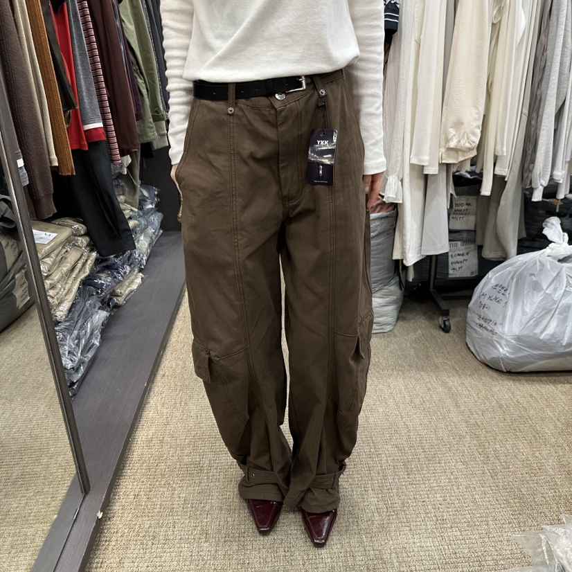 BRELLIN東大門實拍女裝新品人氣時尚休閑褲不含腰帶工裝褲BRELLIN休閑褲