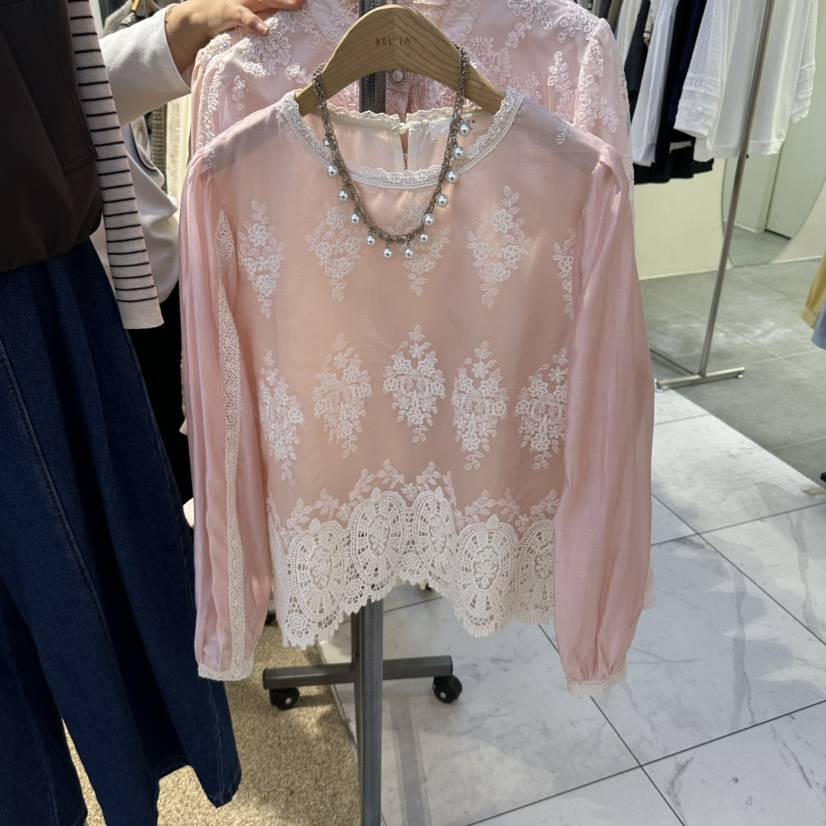 BELITA東大門代購女士新品時尚真品熱賣人氣休閑襯衫蕾絲衫BELITA襯衫/蕾絲衫