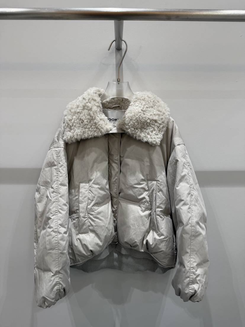 LOOKK/MIMME東大門實拍女裝新款推薦熱賣短款羽絨服鴨絨LOOKK/MIMME短款羽絨服