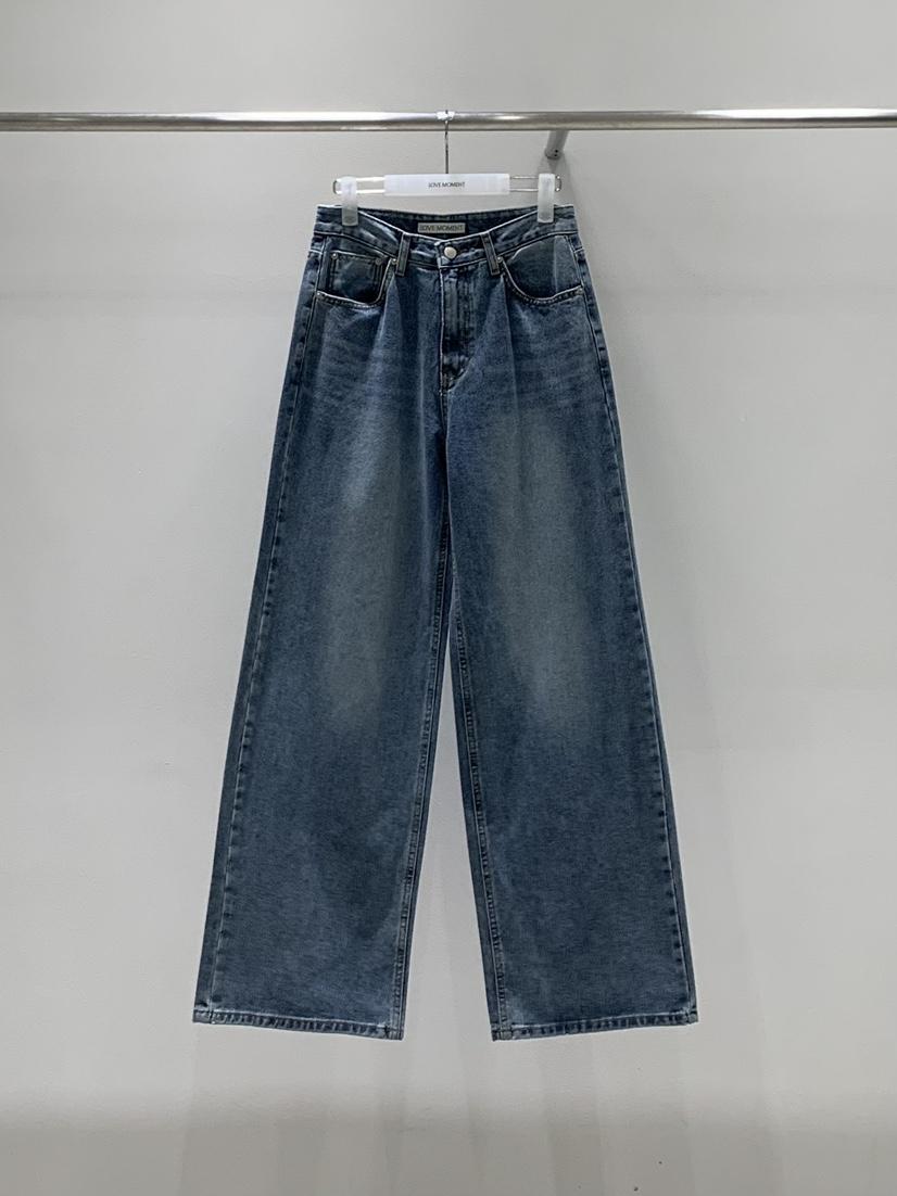 LOVE MOMENT東大門實拍女裝新品休閑真品時尚推薦牛仔褲LOVE MOMENT牛仔褲
