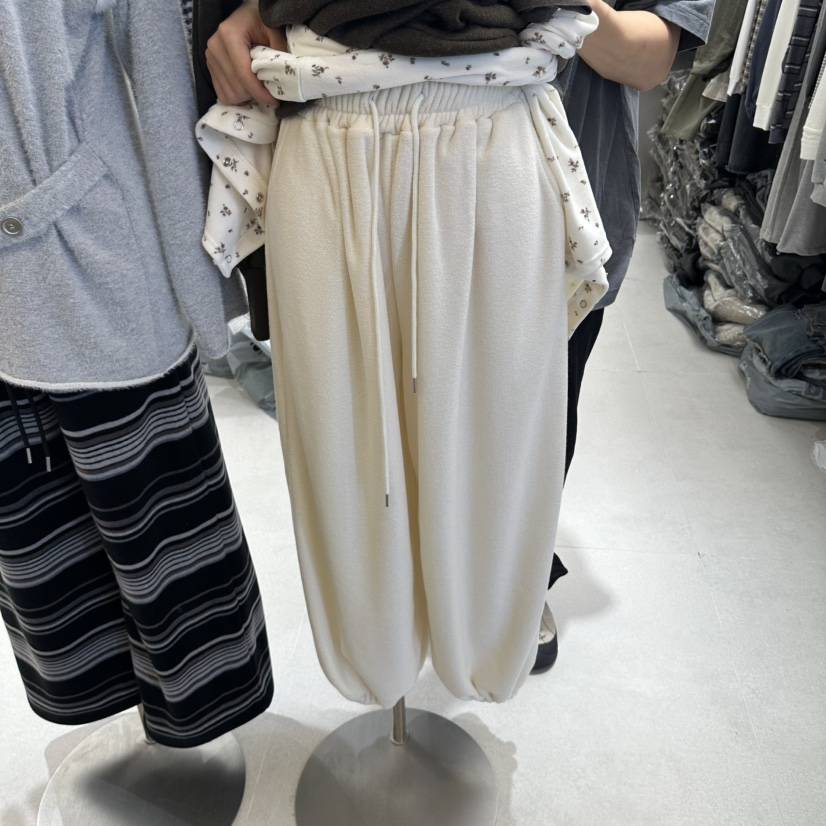 ANDE韓國代購女士新款真品休閑人氣推薦時尚熱賣休閑褲加絨ANDE休閑褲