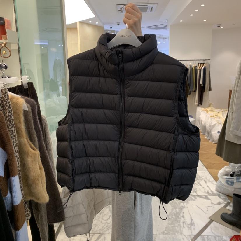 ALMOND韓國代購女裝新品真品熱賣休閑時尚人氣馬甲加厚鴨絨ALMOND馬甲