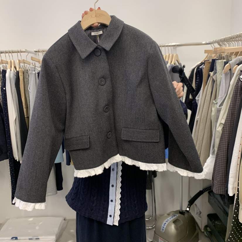 TAN&amp;COMO東大門代購女裝新品推薦休閑熱賣人氣時尚夾克tan-COMO夾克