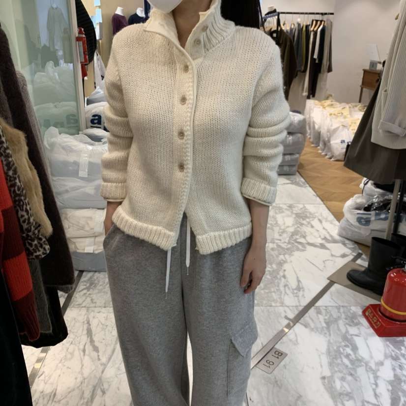 ALMOND韓國直郵女士新品休閑熱賣時尚推薦人氣真品毛衣高領ALMOND毛衣