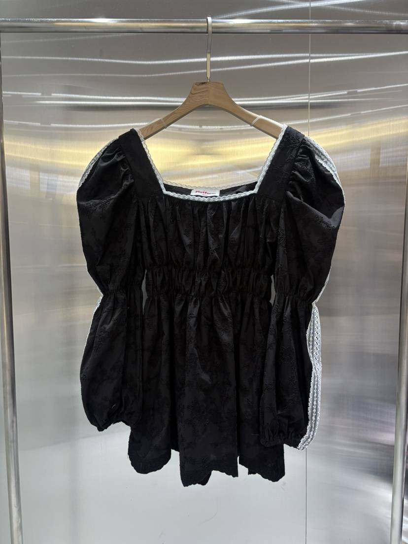 PLATFORM-L韓國代購女士新品時尚熱賣真品推薦連衣裙刺繡PLATFORM-L連衣裙