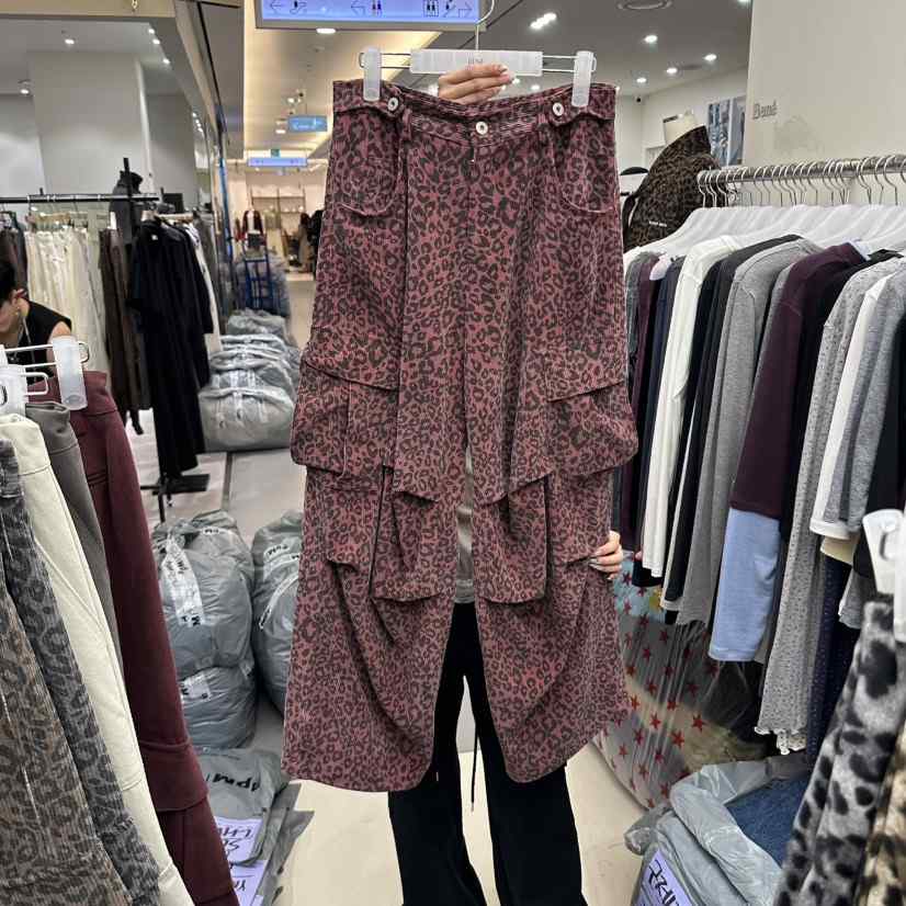 BENE韓國代購女士新品時尚熱賣人氣推薦休閑真品休閑褲豹紋SHOP BENE_Bene休閑褲