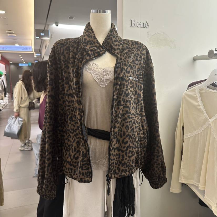 BENE東大門實拍女裝新款人氣真品時尚職業熱賣夾克抓絨豹紋SHOP BENE_Bene夾克