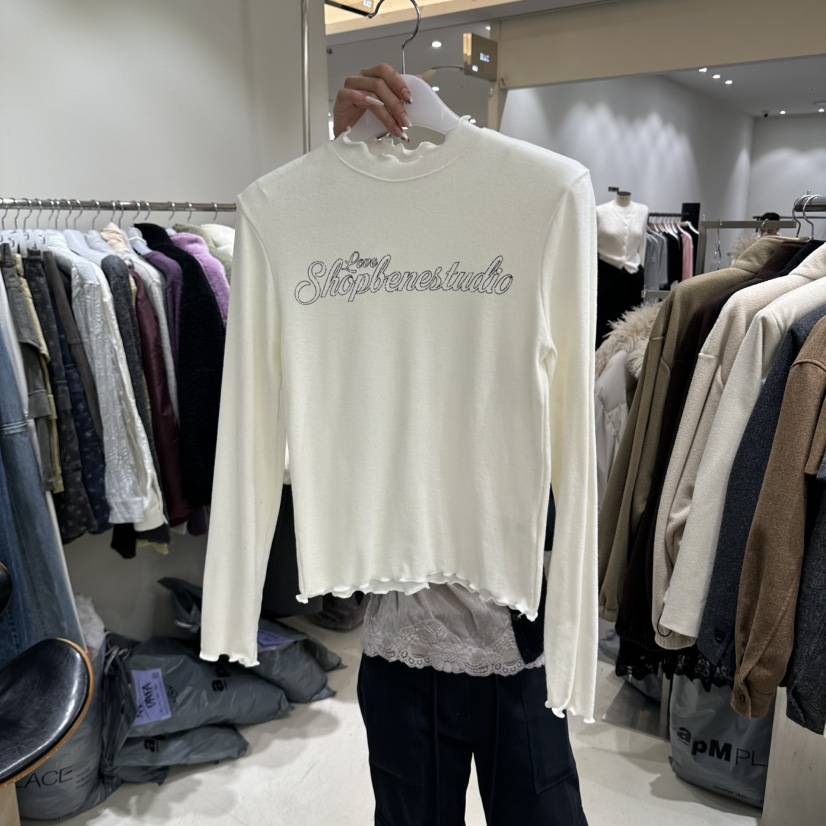 BENE韓國代購女士新品時尚真品熱賣推薦休閑人氣長袖T恤SHOP BENE_Bene長袖T恤
