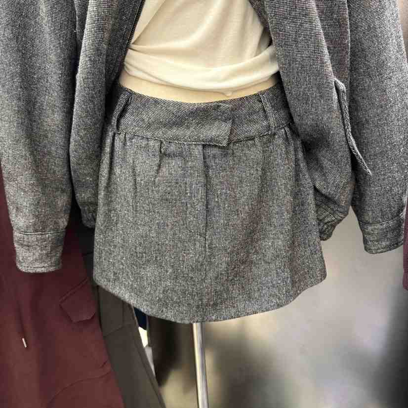 BENE韓國直郵女士新品時尚休閑真品推薦職業熱賣短裙皺紋SHOP BENE_Bene短裙