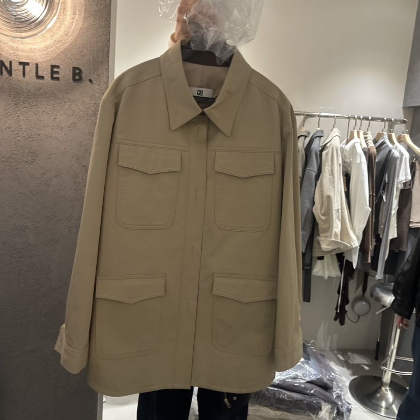 GENTLE B/LOVENTINA韓國直郵女裝新款熱賣時尚夾克口袋GENTLE B/LOVENTINA夾克