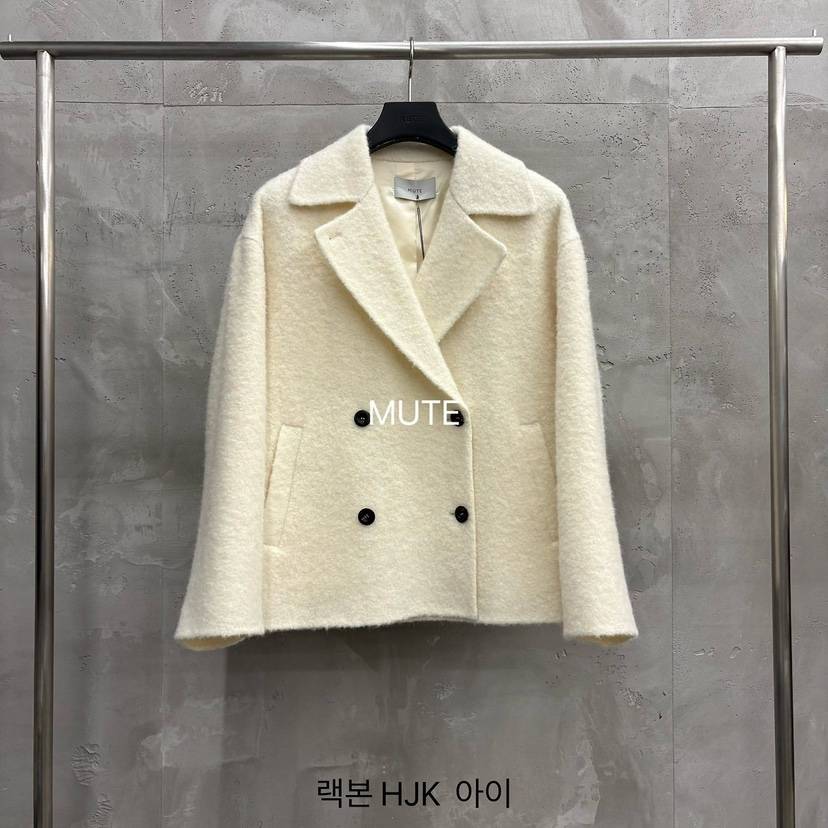 MUTE-P東大門直郵女裝新品熱賣真品時尚推薦休閑短款大衣MUTE短款大衣