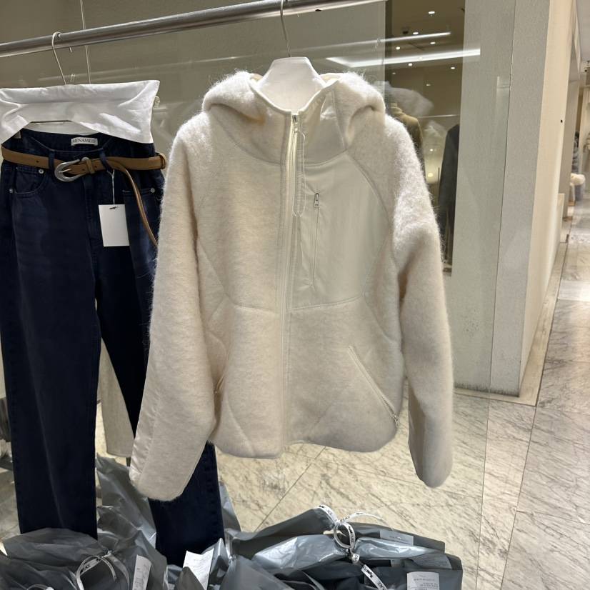 MYNAMEIS/AIME HOPE MAKE韓國代購女裝新品真品夾克羊駝毛MYNAMEIS/AIME HOPE MAKE夾克