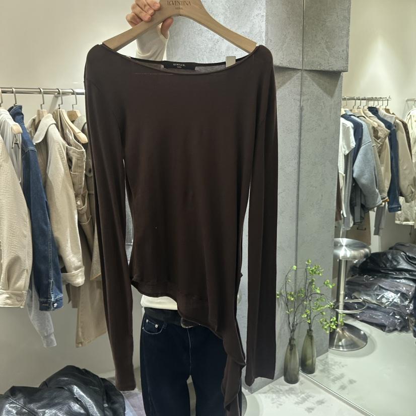 GENTLE B/LOVENTINA東大門實拍女裝新品人氣時尚長袖T恤GENTLE B/LOVENTINA長袖T恤