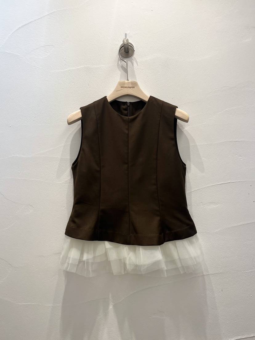 BROWN PAPER韓國代購女士新品推薦人氣休閑熱賣吊帶背心BROWN PAPER吊帶/背心