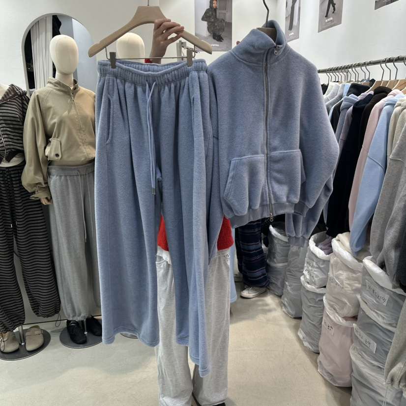 W.FATAL東大門實拍女裝新品真品熱賣休閑套裝雙面抓絨加絨W.FATAL套裝