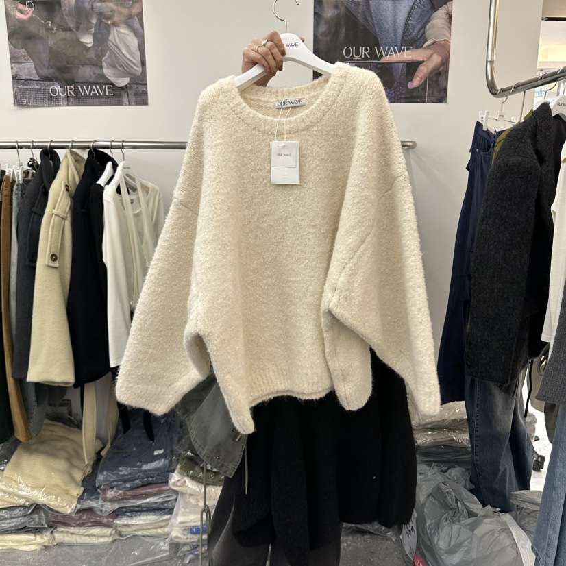 OURWAVE/OUR ROOM韓國代購女士新品真品時尚推薦休閑毛衣OURWAVE/OUR ROOM毛衣