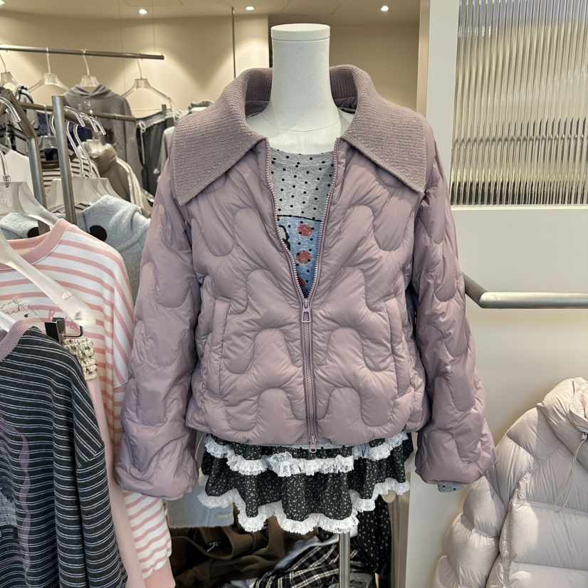MIMME/LOOKK東大門實拍女裝新品真品人氣推薦短款棉服鴨絨MIMME/LOOKK短款棉服