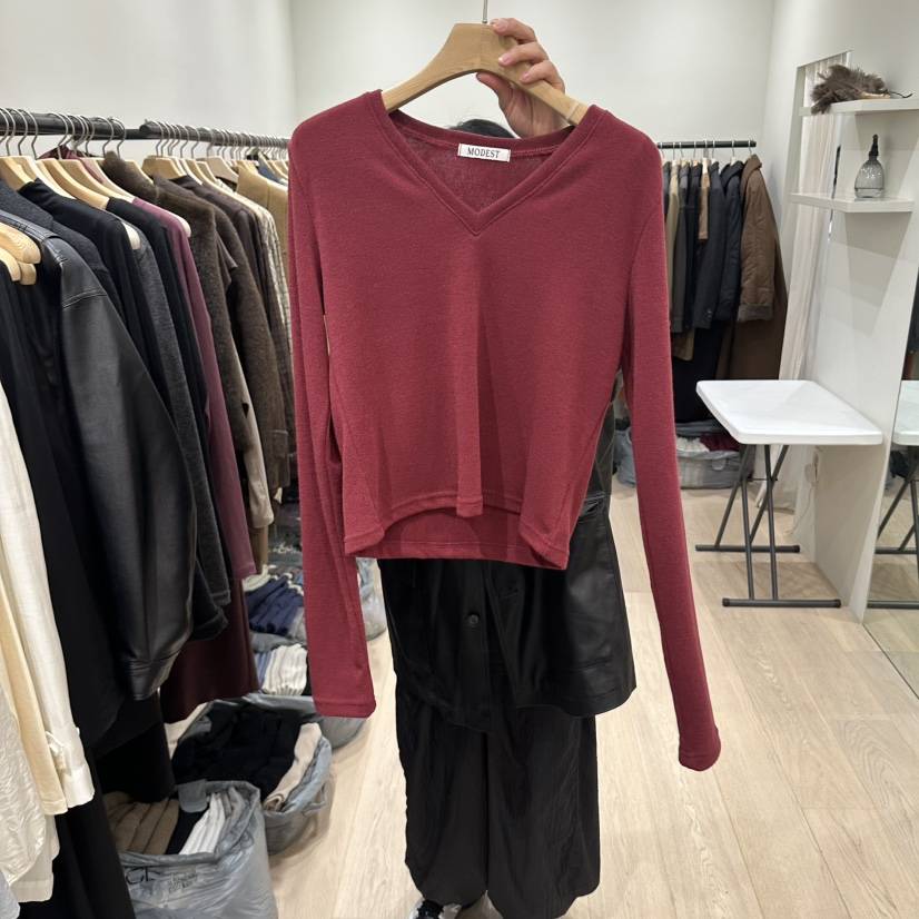 NOTTINGHAM/AVECNOUS/MODEST東大門實拍女裝新品推薦針織衫不含內搭MODEST/NOTTINGHAM針織衫