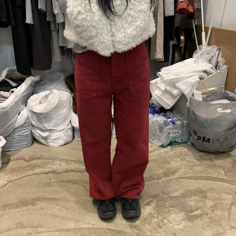 ALMOND PEPE東大門實拍女士新款熱賣人氣休閑褲加絨磨毛ALMOND PEPE休閑褲