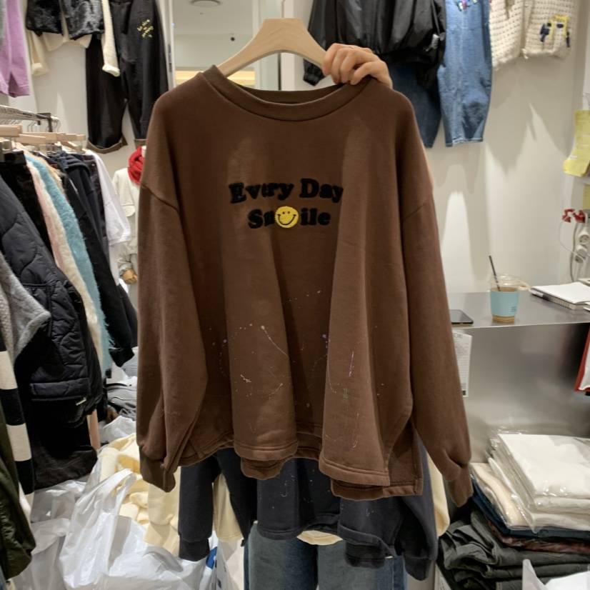 HILL TOE東大門代購女士新品真品人氣休閑時尚推薦衛衣加絨HILL TOE衛衣