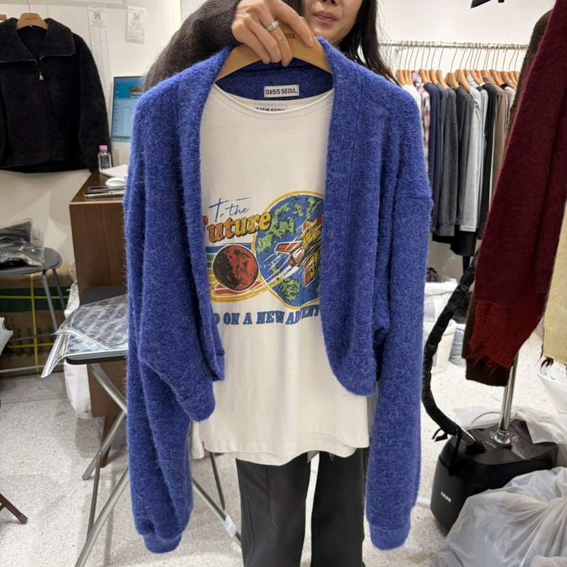 OASISSEOUL韓國代購女裝新款推薦開衫不含內搭短款針織開衫OASISSEOUL開衫