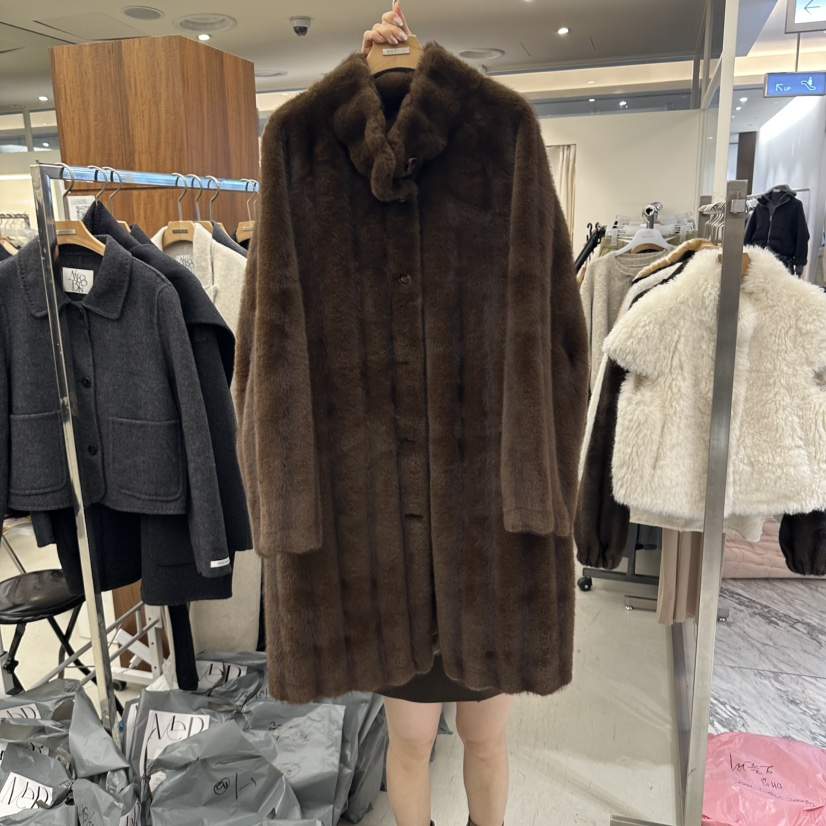 MER東大門代購女裝新款推薦人氣真品時尚熱賣休閑中長款大衣MER/ANGELO BIANCO中長款大衣