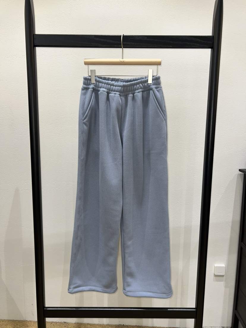 NDE東大門實拍女裝新品時尚熱賣人氣真品休閑休閑褲華夫格絨BOHEME_NDE休閑褲