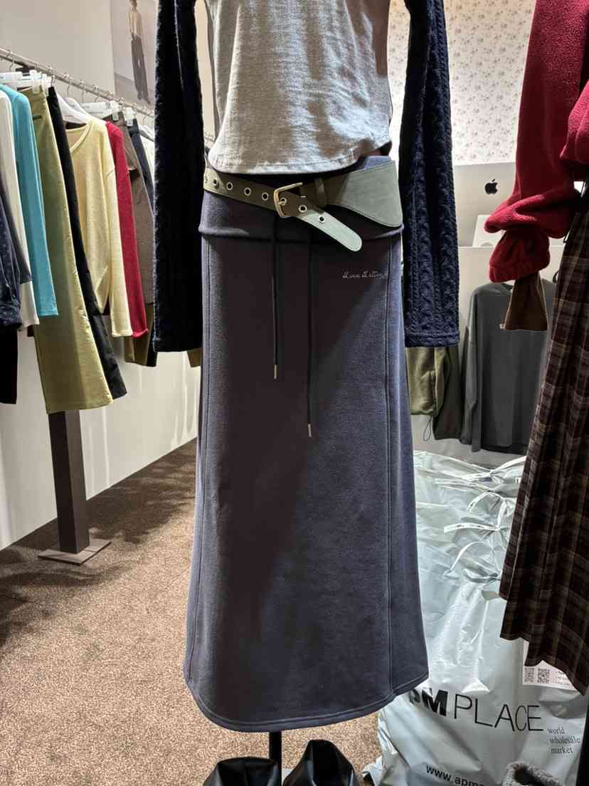 LOVE LETTER韓國直郵女裝新品職業推薦熱賣長裙不含腰帶LOVE LETTER長裙