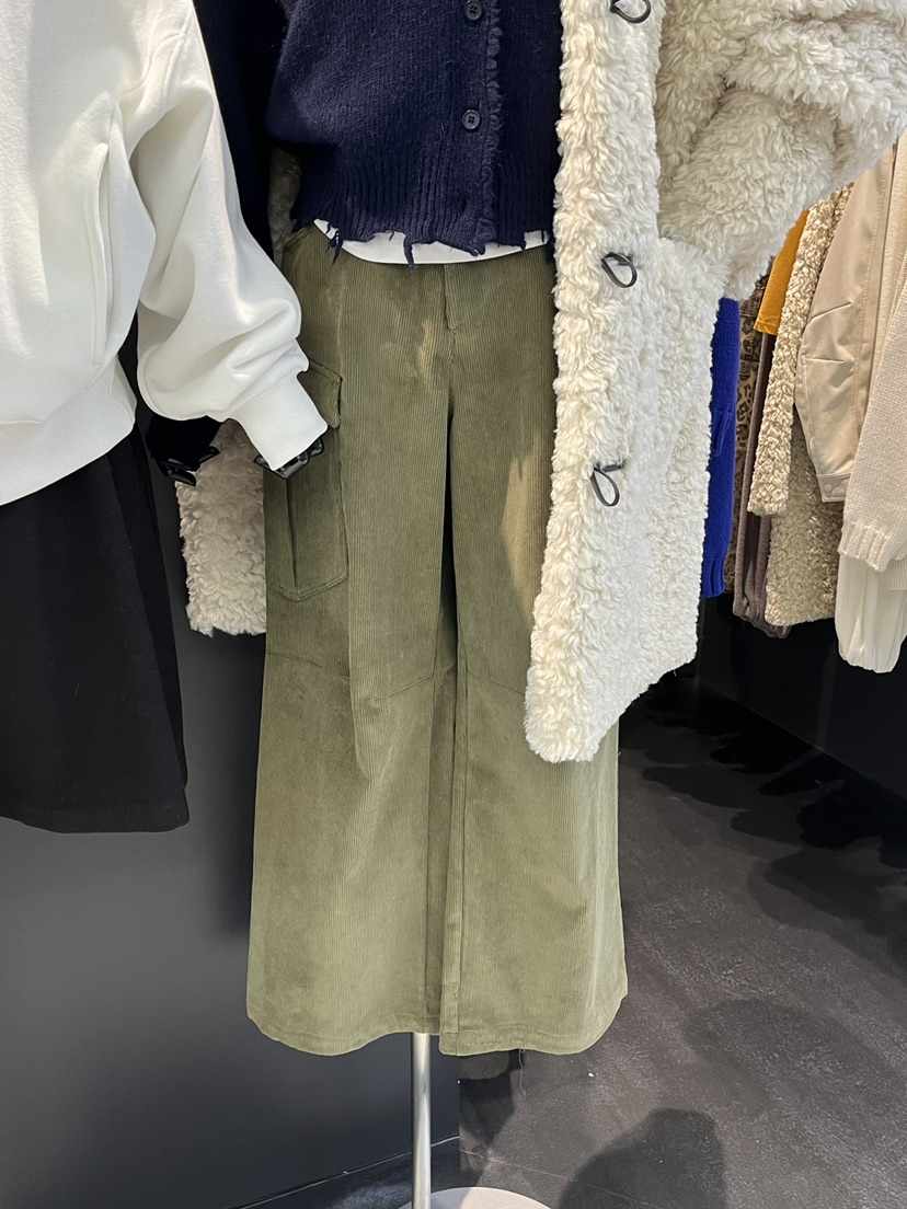 EL BOSQUE東大門代購女裝新品真品時尚休閑推薦休閑褲口袋EL BOSQUE休閑褲