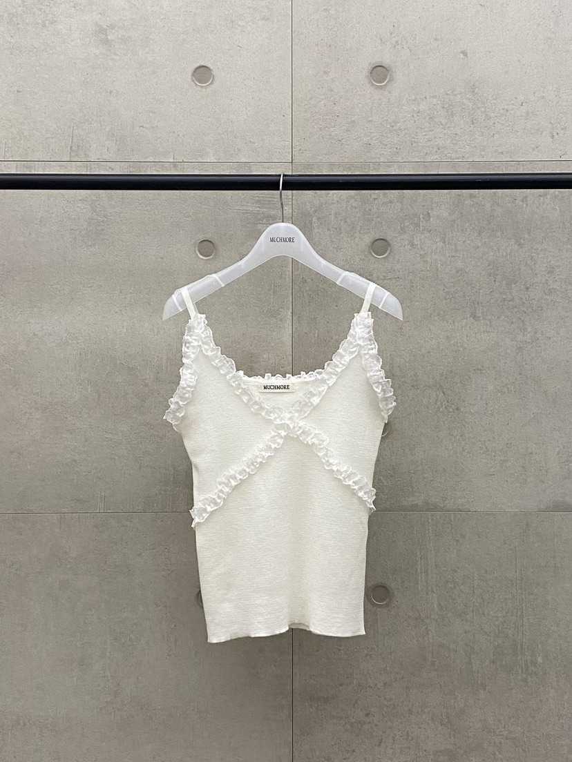 MUCH MORE/JACKPOT東大門直郵女裝新品推薦吊帶背心蕾絲無袖MUCH MORE/JACKPOT吊帶/背心