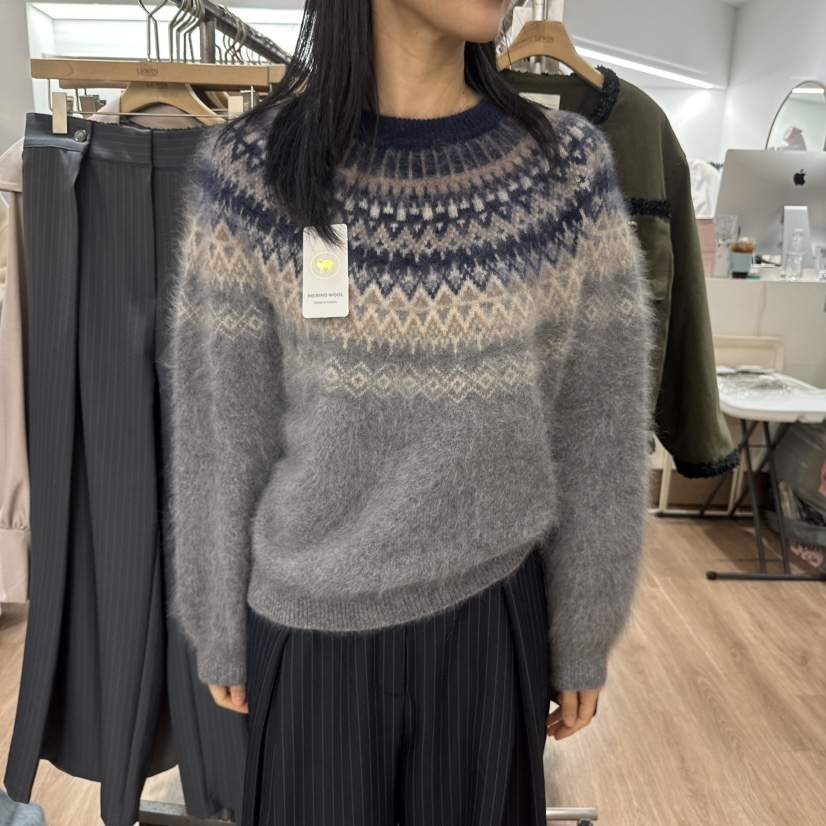 LEWIN韓國直郵女士新品休閑推薦熱賣真品毛衣羊毛針織北歐LEWIN毛衣