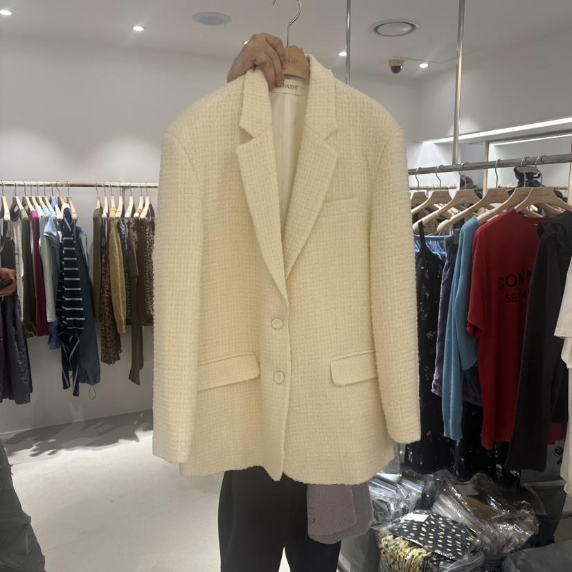 CONNAUGHT/DAILYJUD東大門代購女士新品休閑中長款大衣花呢CONNAUGHT/DAILYJUD中長款大衣